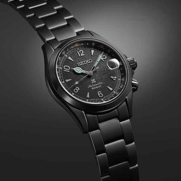 Seiko Prospex Alpinist Black Series Limited Edition Men's Automatic Watch Entire View