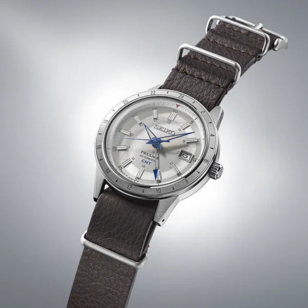 Seiko Presage Watchmaking 110th Anniversary Limited Ed. Auto GMT Watch SSK015