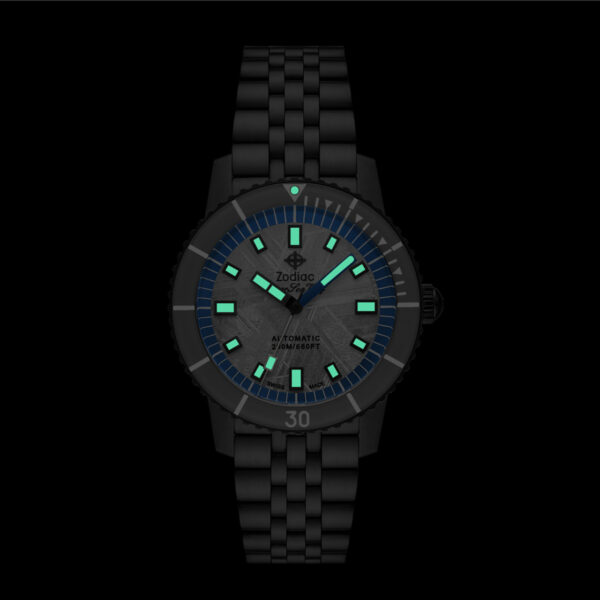 Zodiac Super Sea Wolf Meteorite Automatic Limited Edition Watch ZO9293 - Dark Glow