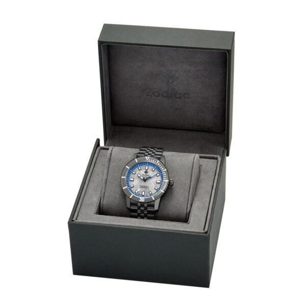 Zodiac Super Sea Wolf Meteorite Automatic Limited Edition Watch ZO9293 - Watch Box View