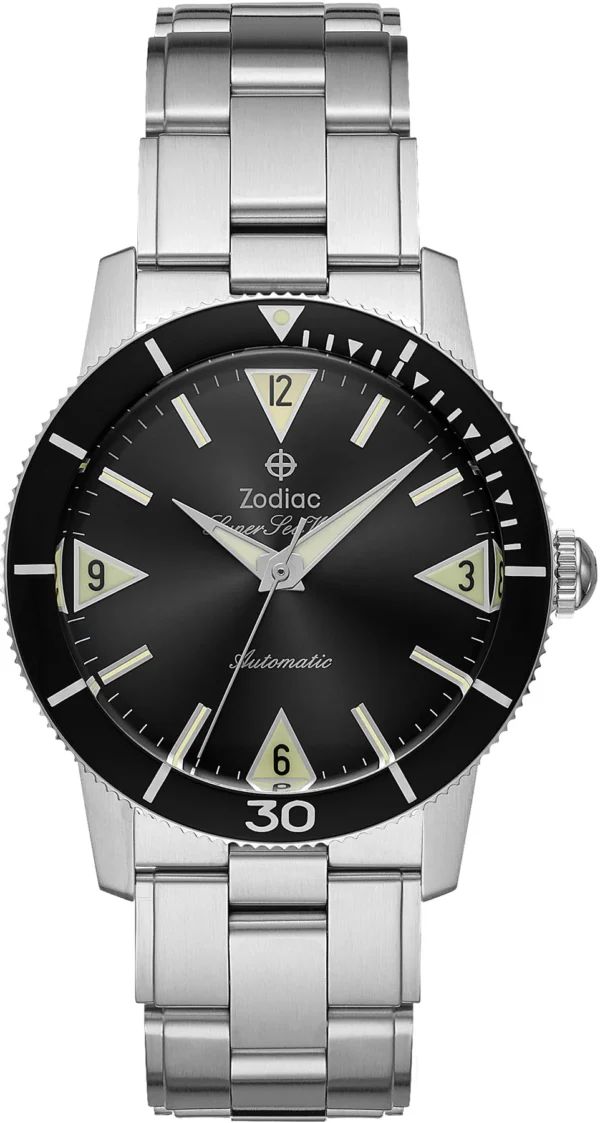 Zodiac Super Sea Wolf Automatic Stainless Steel Watch ZO9209