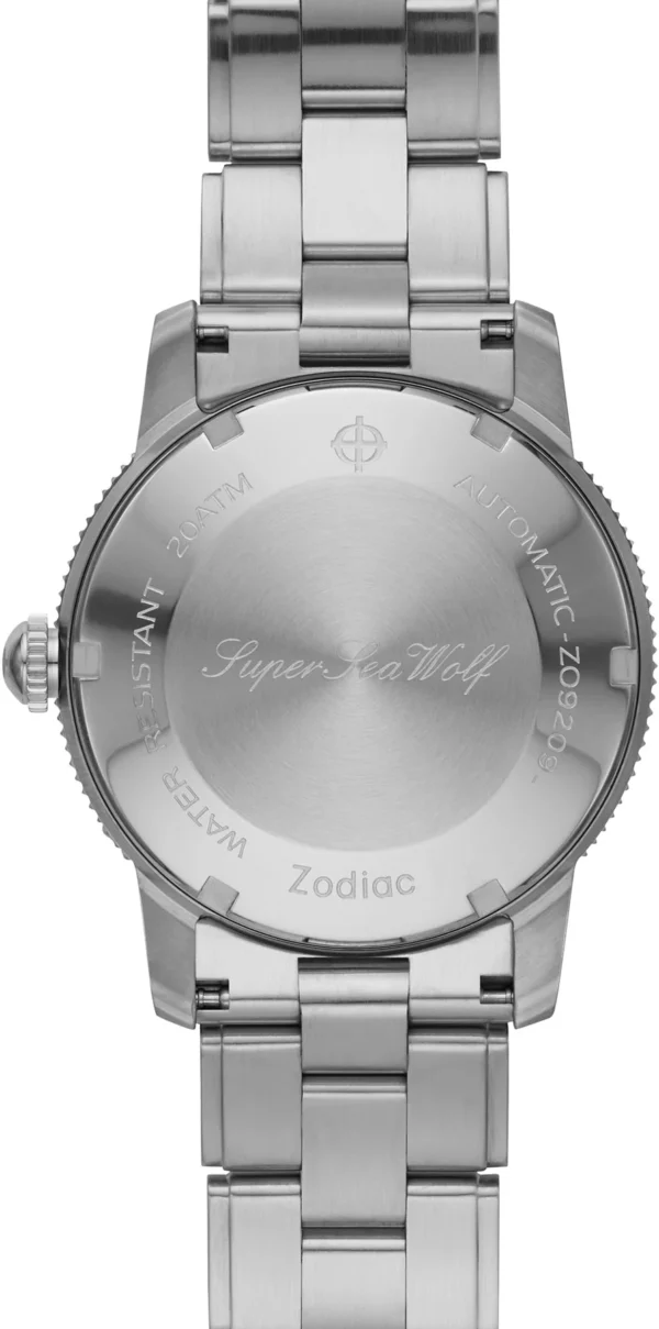 Zodiac Super Sea Wolf Automatic Stainless Steel Watch ZO9209 - Back Dial