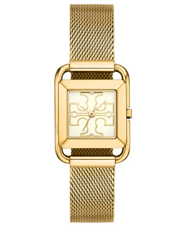 Tory Burch Miller Watch Ivory/ Gold Tone Mesh - TBW6012