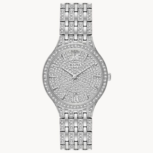 Bulova Phantom Crystal Quartz Womens Watch - 96L243