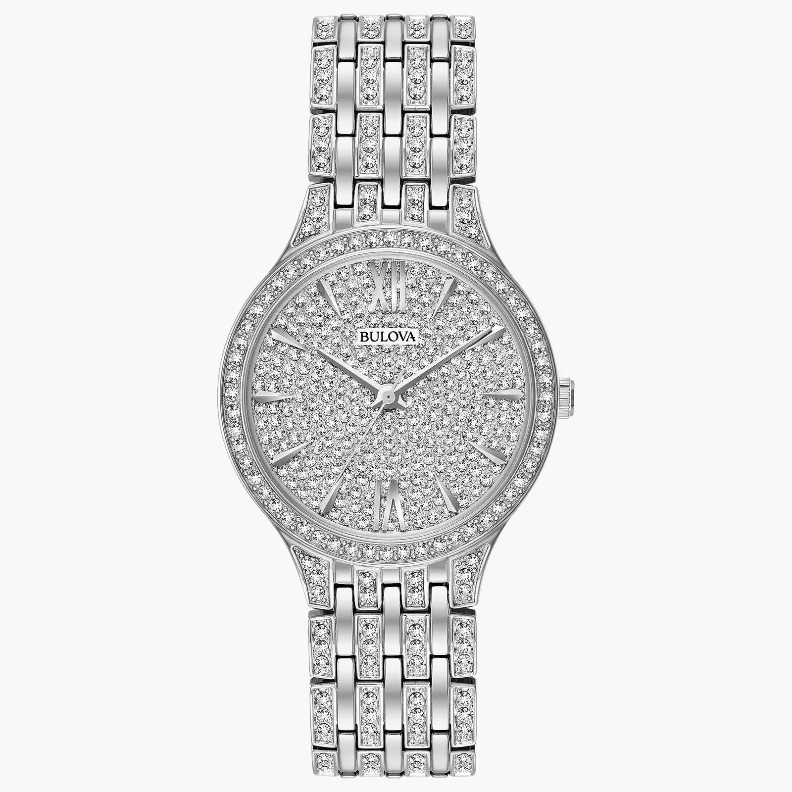 Bulova Phantom Crystal Quartz Womens Watch - 96L243