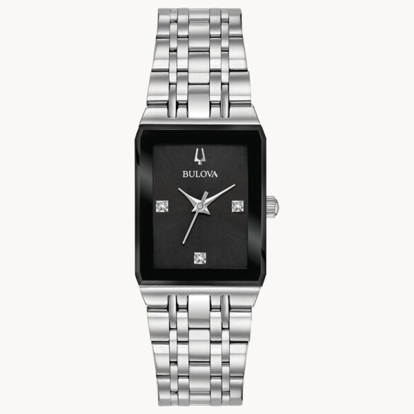 Bulova Modern Quadra Stainless Steel Watch - 96P202