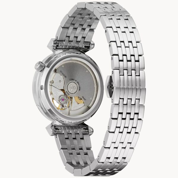 Bulova Classic Regatta Automatic Stainless Steel Womens Watch - 96P222 - Image 3
