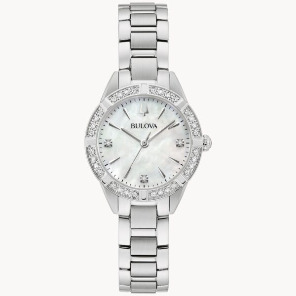 Bulova Sutton Silver-Tone Womens Watch - 96R253