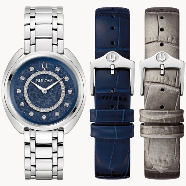 Bulova Classic Duality Stainless Steel Quartz Womens Watch - 96X160