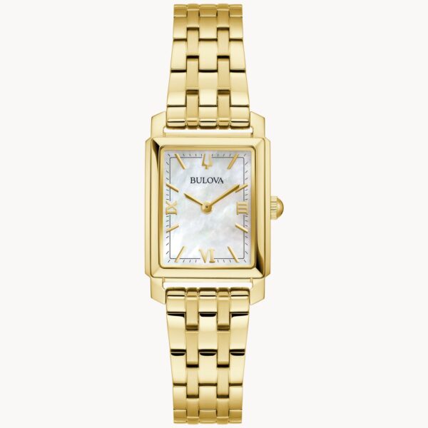 Bulova Sutton Quartz Gold Tone Stainless Steel Womens Watch - 97L177