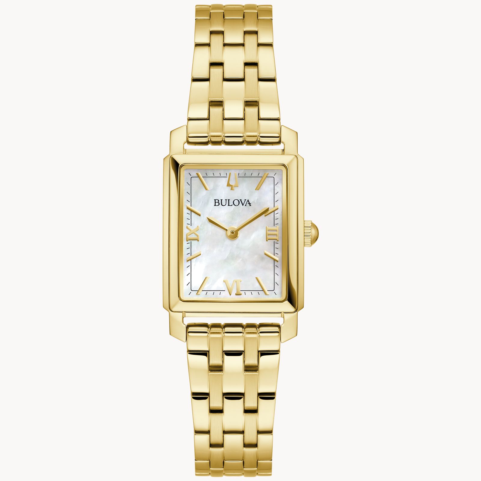 Bulova Sutton Quartz Gold Tone Stainless Steel Womens Watch - 97L177