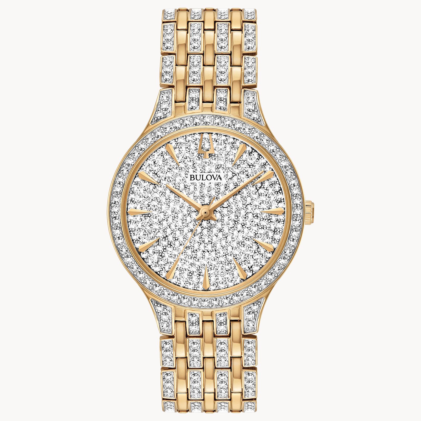 Bulova Phantom Crystal Quartz Womens Watch - 98L263