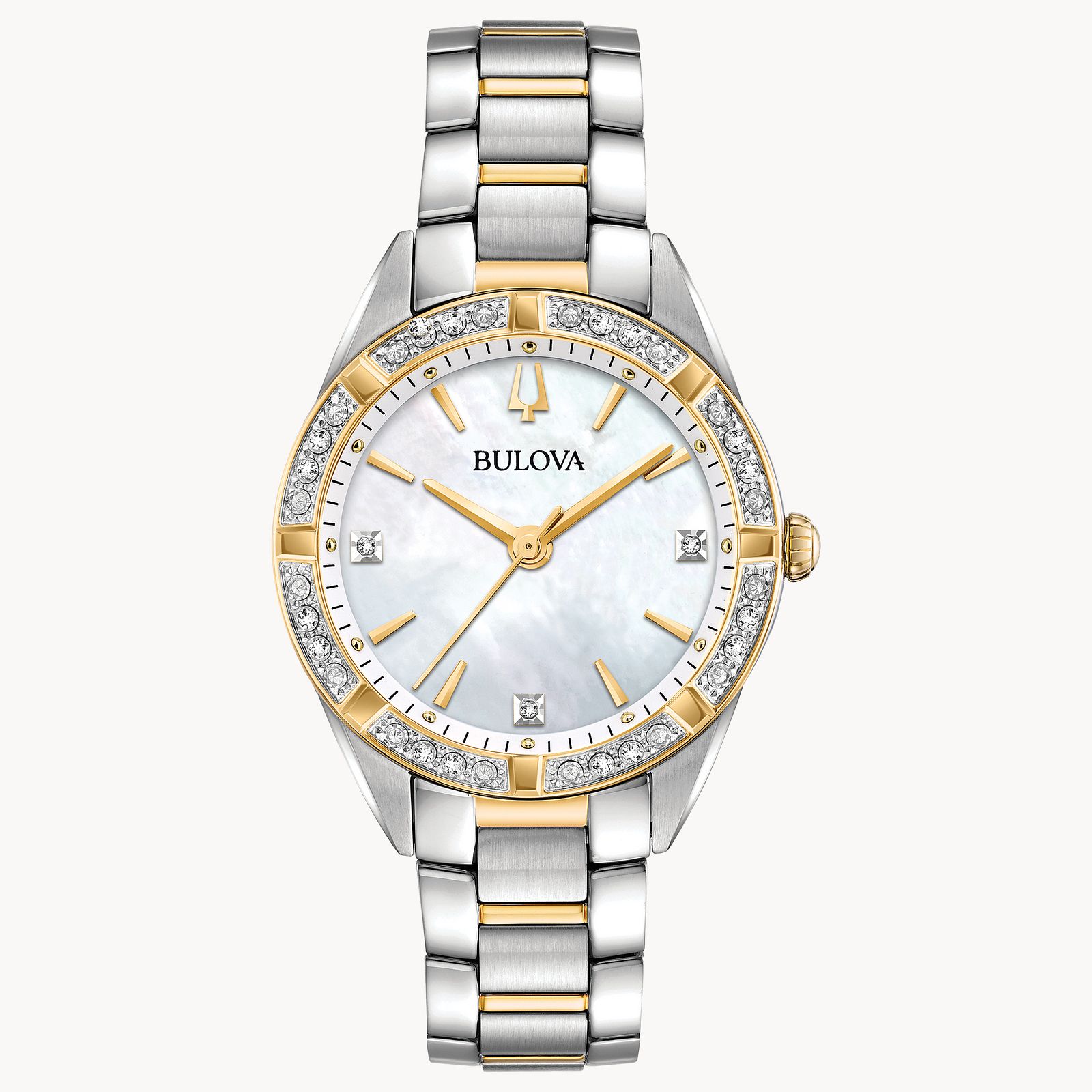 Bulova Classic Sutton Quartz Stainless Steel Womens Watch - 98R263