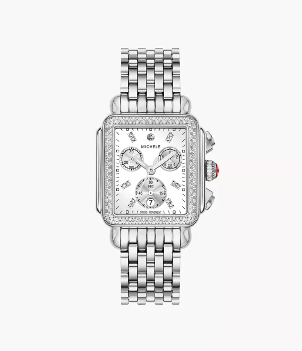 Deco Diamond High Shine Stainless Steel Watch - MWW06A000804