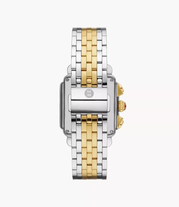 Deco Two-Tone 18K Gold-Plated Diamond Watch - MWW06A000808