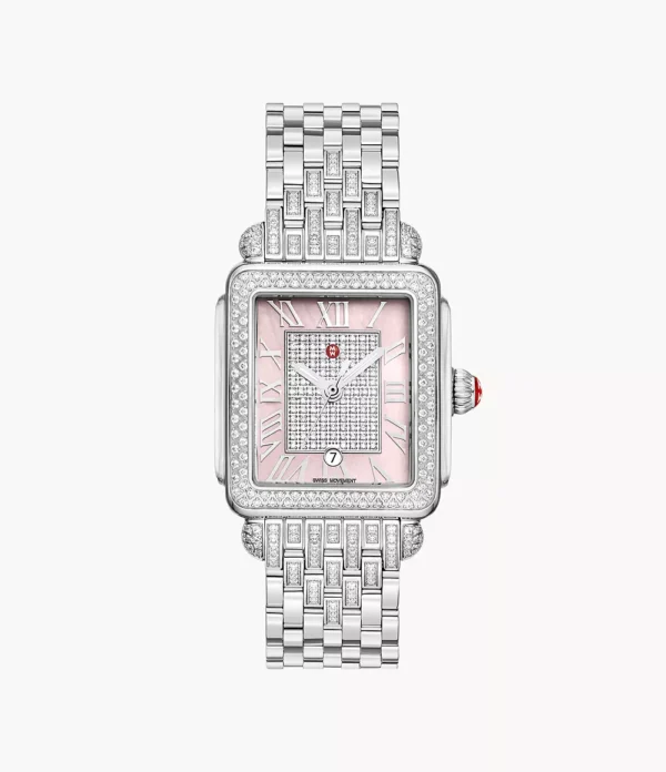 Limited Edition Deco Madison Mid Diamond Stainless Steel Watch - MWW06G000040