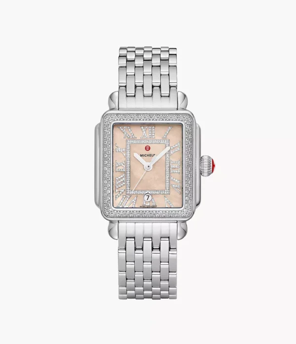 Deco Madison Stainless Steel Diamond Watch - MWW06T000267