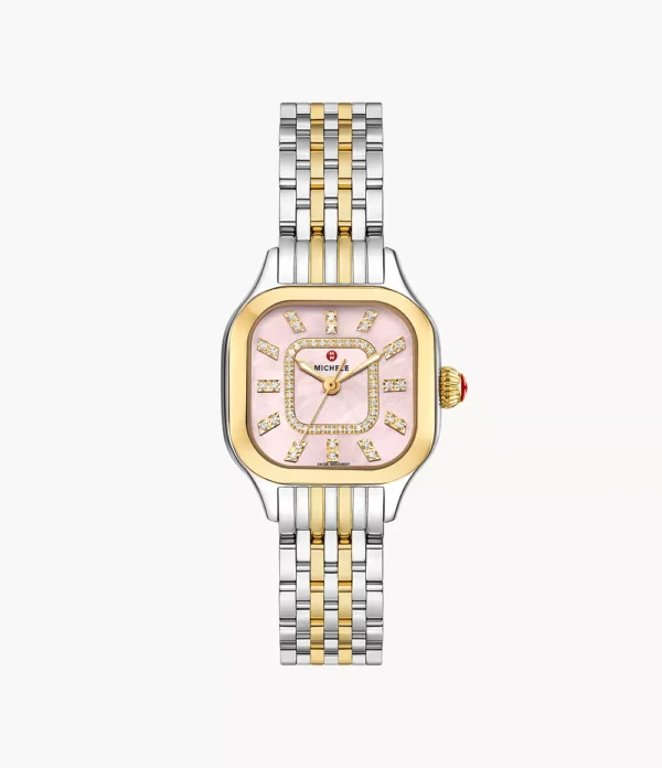 Meggie Two-Tone 18K Gold-Plated Diamond Dial Watch - MWW33B000014