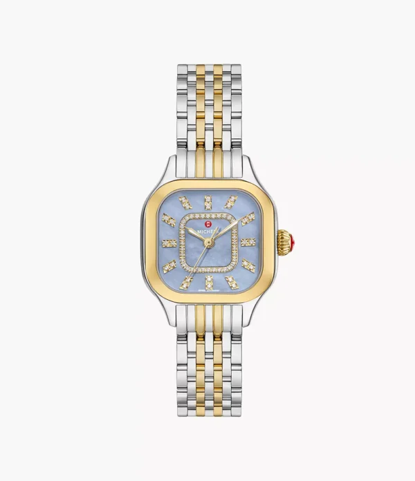 Meggie Two-Tone 18K Gold-Plated Diamond Dial Watch - MWW33B000015