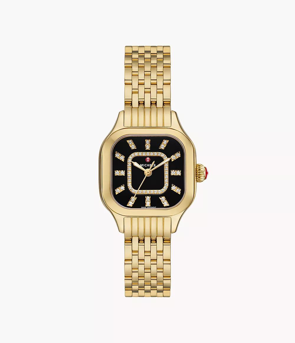 Meggie 18K Gold-Plated Diamond Watch - MWW33B000016