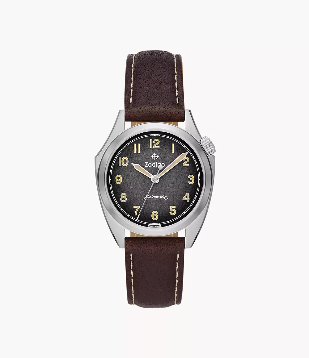 Field Olympos Automatic Leather Watch - ZO9712