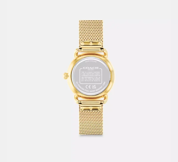 Coach Elliot Gold Tone 28 mm Watch - CQ614