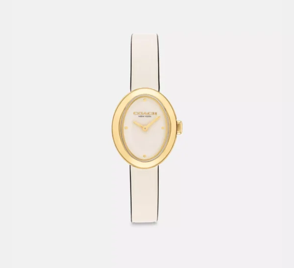 Coach Sammy Gold Tone 22 mm Watch - CX862