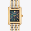 Tory Burch Eleanor Watch Black Tinted Mop/ Two Tone - TBW1084