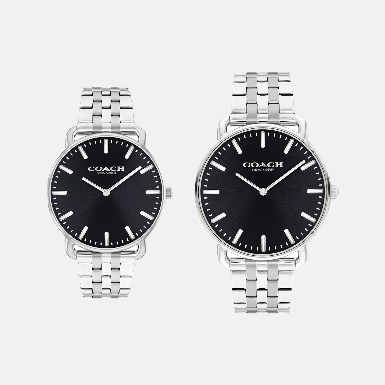 Coach Elliot Silver-Tone Case, Stainless Steel Bracelet 36mm and 41mm Watch Set - 14000116