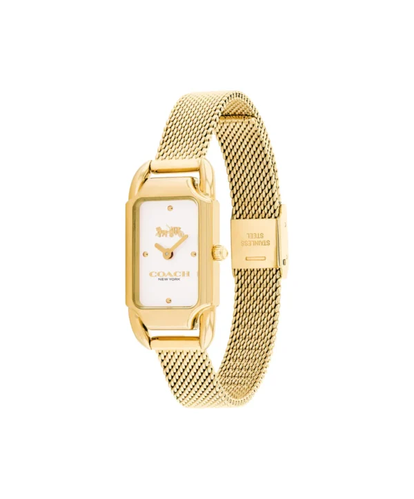 Coach Cadie Gold-Tone 17.5mm X 28.5mm Watch - 14504033