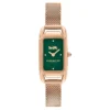 Coach Cadie Rose Golden Mesh Green Dial 17.5mm X 28.5mm Watch - 14504034
