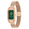 Coach Cadie Rose Golden Mesh Green Dial 17.5mm X 28.5mm Watch - 14504034 - Image 2