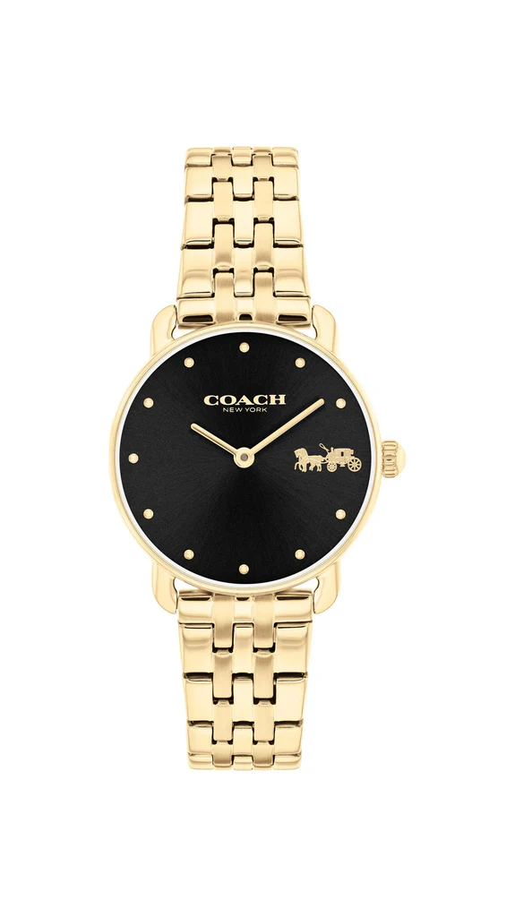 Coach Elliot Gold-Tone Stainless Steel Bracelet 28mm Watch - 14504302