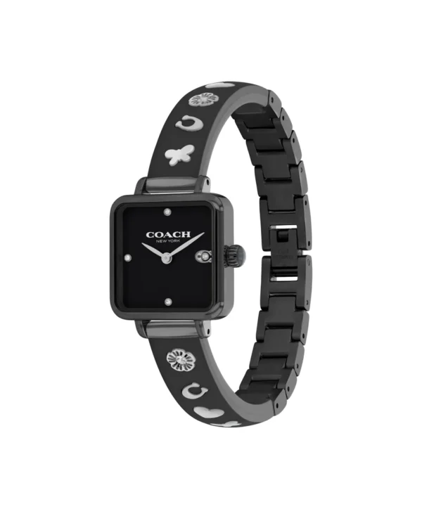 Coach Cass Black Case, Black Resin Bangle 22mm Watch - 14504307 - Image 2