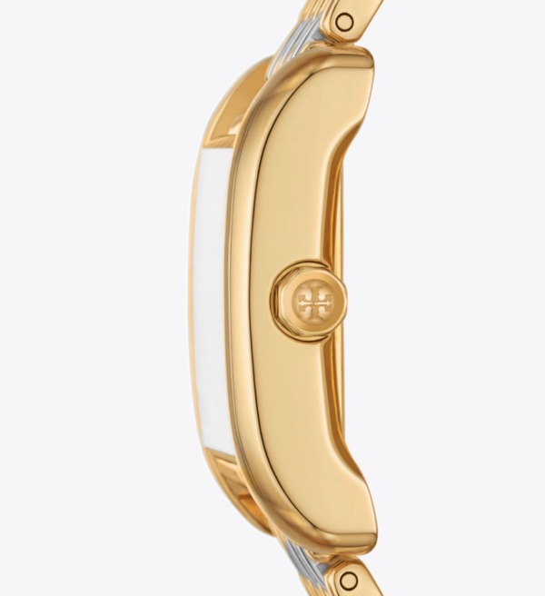 Tory Burch Eleanor Watch Black Tinted Mop/ Two Tone - TBW1084 - Image 2
