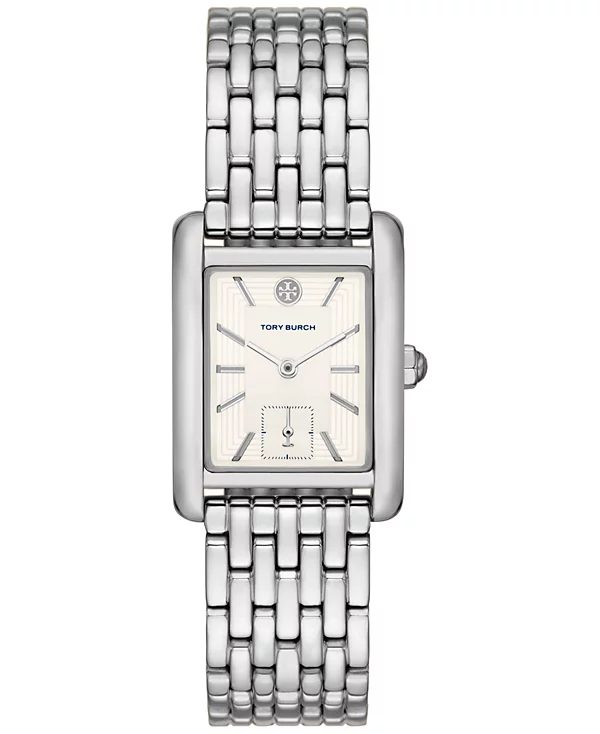 Tory Burch Eleanor Watch Ivory/ Silver Tone - TBW1069