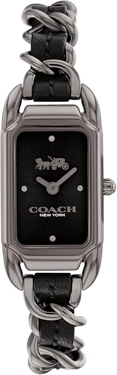 Coach Cadie Grey Steel 28.5mm x 17.5mm Watch - 14504280