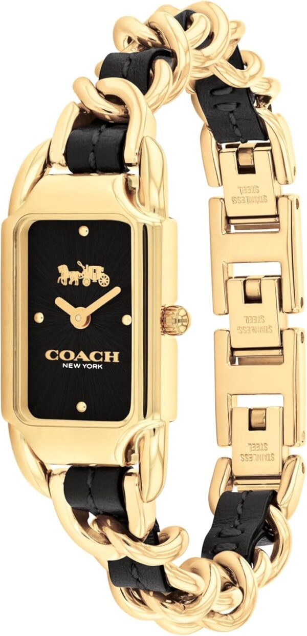 Coach Cadie Gold Tone Steel 17.5mm x 28.5mm Watch - 14504281 - Image 2