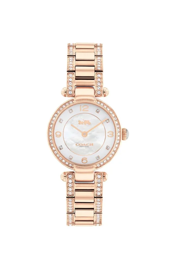 Coach Cary Rose Gold Tone 26mm Quartz Women Watch - 14503838