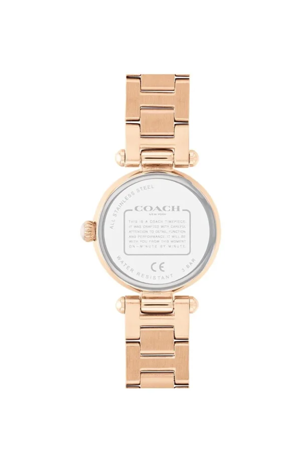 Coach Cary Rose Gold Tone 26mm Quartz Women Watch - 14503838 - Image 3