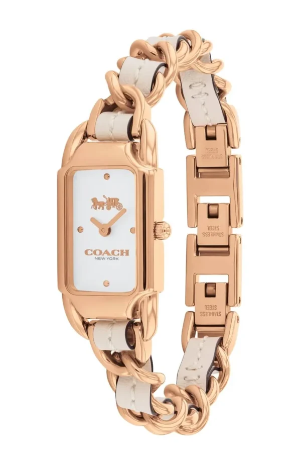 Coach Cadie Calfskin Leather 17.5mm x 28.5mm Watch - 14504283 - Image 2