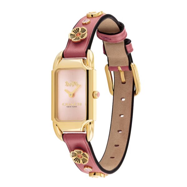 Coach Cadie Pink Leather Strap 17.5mm X 28.5mm Watch - 14504117 - Image 2