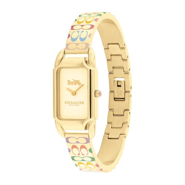 Coach Cadie Gold Tone 28.5mm x 17.5mm Watch - 14504195 - Image 2