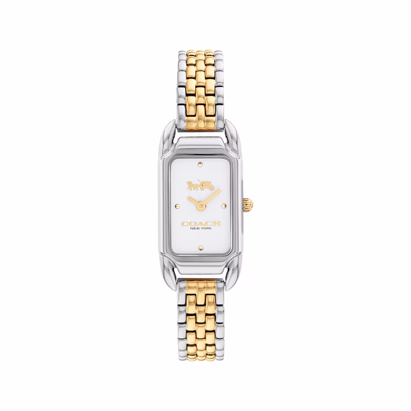 Coach Cadie Two-Tone 17.5mm X 28.5mm Watch - 14504172