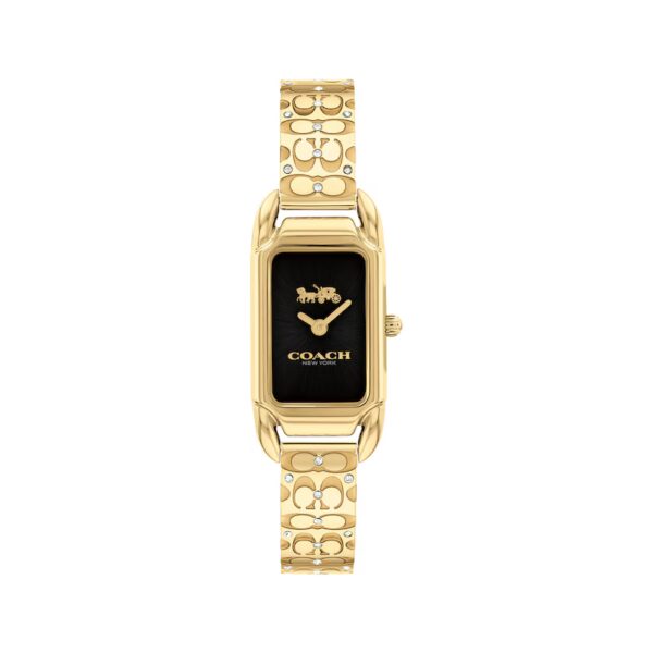 Coach Cadie Gold Tone 28.5mm x 17.5mm Watch - 14504250