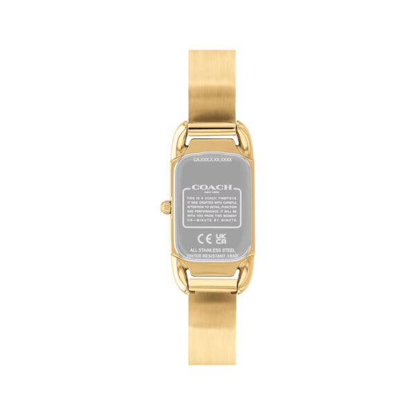 Coach Cadie Gold Tone 28.5mm x 17.5mm Watch - 14504250 - Image 3