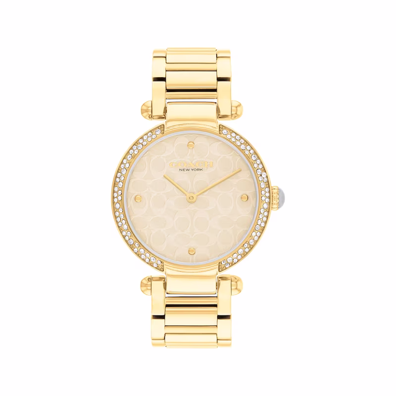 Coach Cary Gold Tone 34mm Watch - 14504183