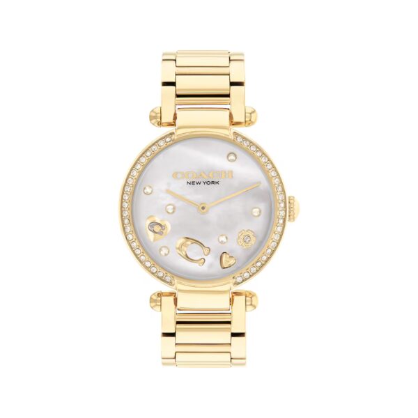 Coach Cary Gold Tone Bracelet 34mm Watch - 14504265