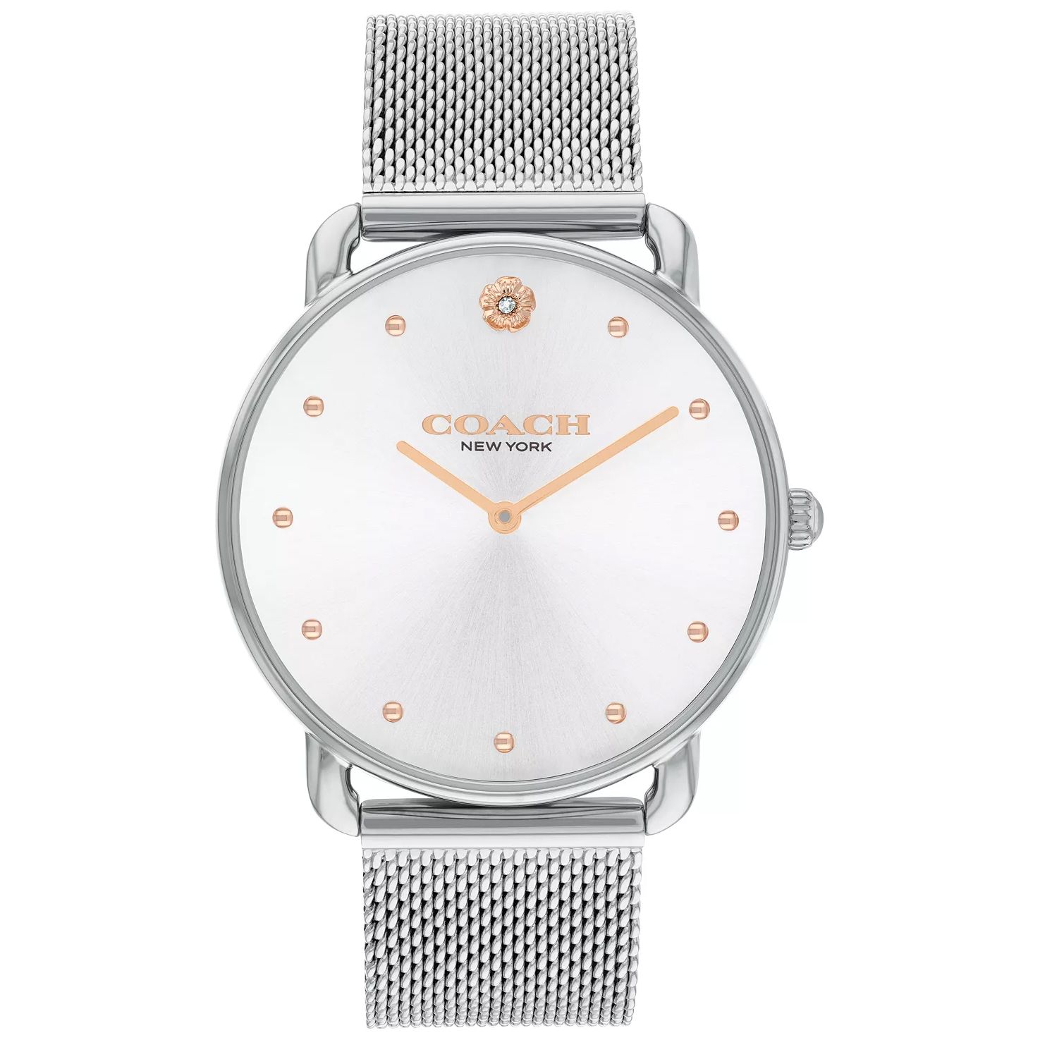 Coach Elliot Silver Tone, Mesh Bracelet 36mm Watch - 14504207