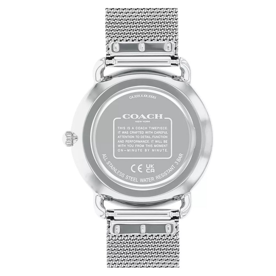 Coach Elliot Silver Tone, Mesh Bracelet 36mm Watch - 14504207 - Image 3